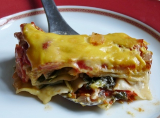 Lasagne mit Mac Cheese-Sauce